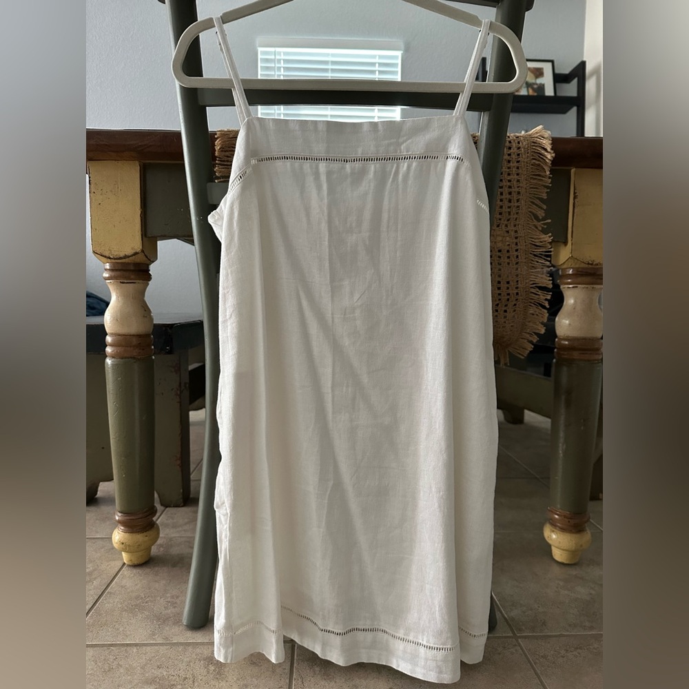 Abercrombie & Fitch Linen Blend Trapeze Skort